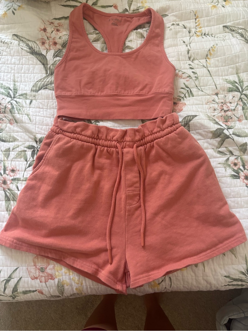 Z Supply Short/bra lounge set